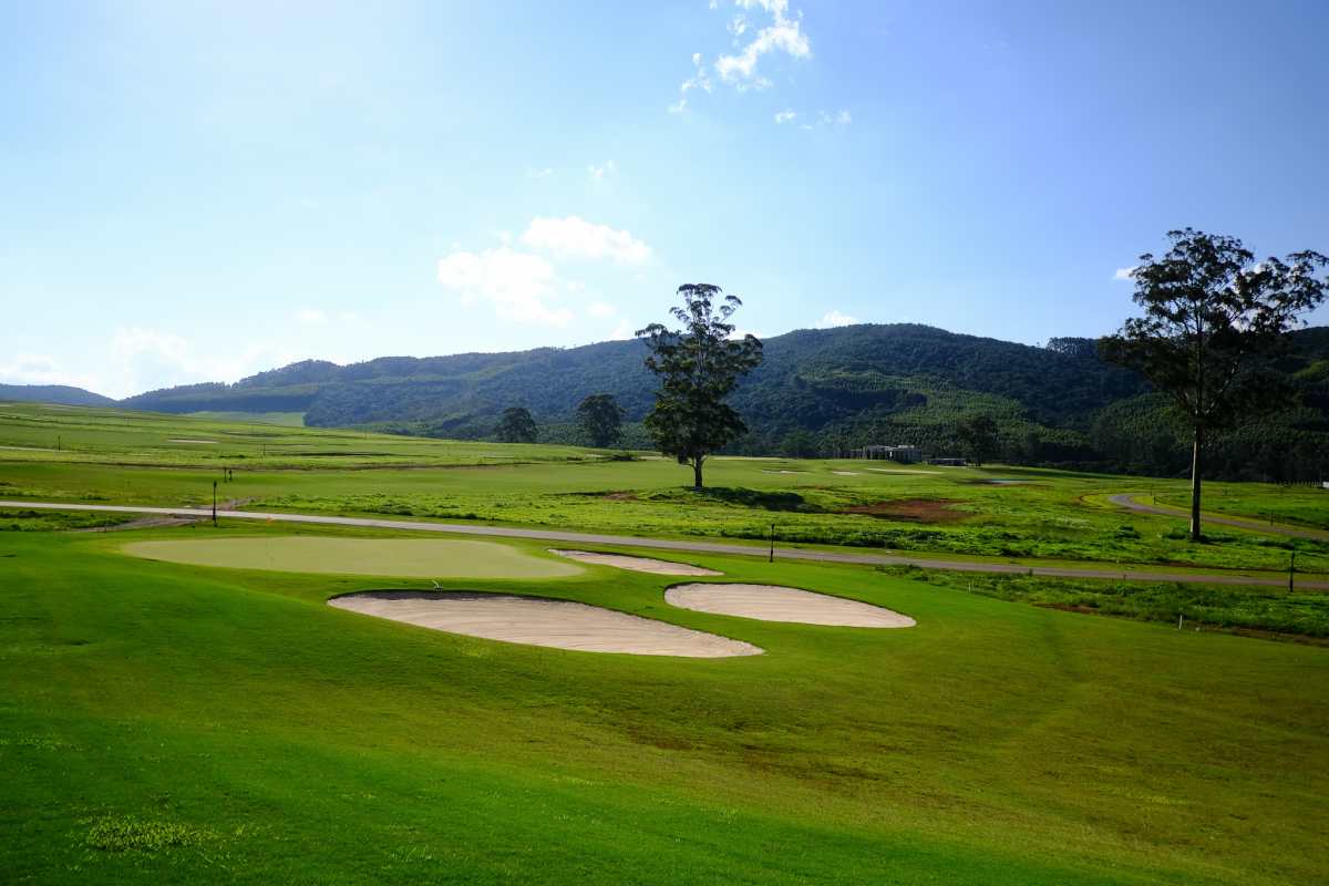 Golfplatz vom Serras Altas Golfclub in Pocos de Caldas im Bundesstaat Minas Gerais.