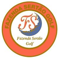 Logo vom Fazenda Sertao Golfplatz bei Campinas im Bundesstaat Sao Paulo.