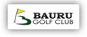 Logo vom Bauro Golfclub im Bundesstaat Sao Paulo.