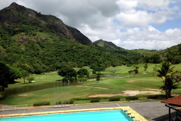 Blick auf den Golfplatz vom Capixaba Golfclub in Serra.
