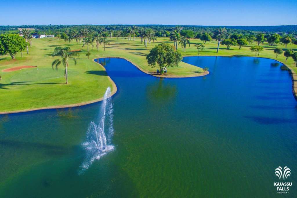 Blick auf den See vom Golfplatz vom Iguassu Falls Golfclub.