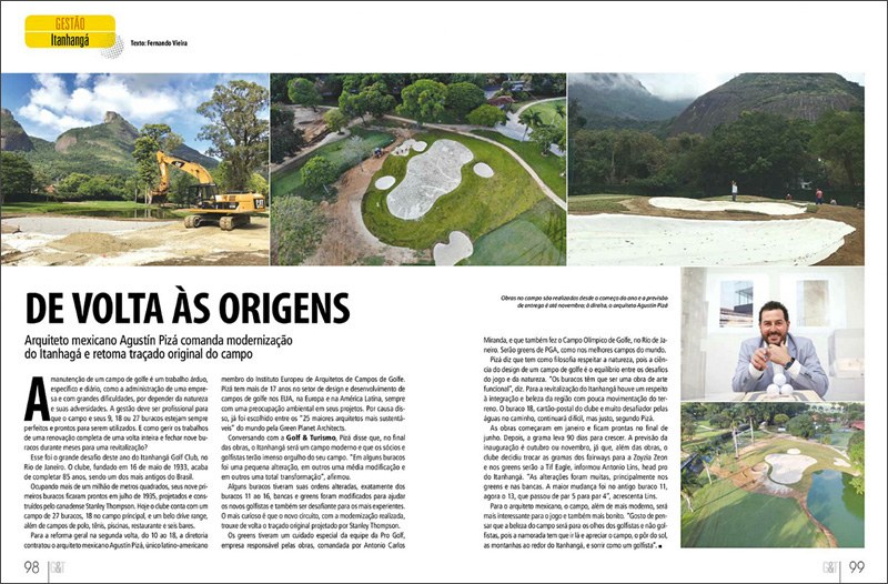 Umbau des Itanhanga golfplatz