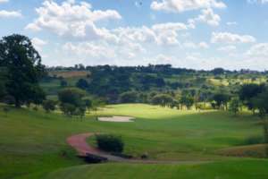 Fairway vom Golfplatz vom Fazenda da Grama Country Golfclub in Itupeva.