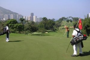 Golfplatz vom Gavea County Golfclub in Rio de Janeiro.