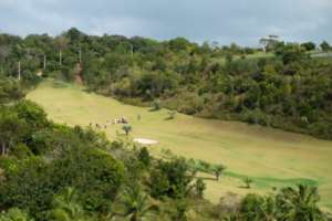 9 Loch Golfplatz vom Tatuamunha Golfclub im Bundesstaat Alagoas.
